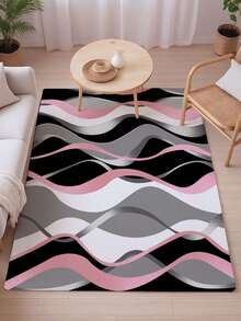 Fashionable Style Indoor Decorative Large Rug, Pearl Velvet Material Washable Bottom Indoor Carpet, Living Room Rug, Sofa Rug, Bedroom Rug, Non-Slip Bedside Mat, Dining Room Kitchen Rug, Office Chair Pad, Entryway Doormat, Outdoor Picnic Mat, Outdoor Camping Blanket - Multicolor-1 - View 14