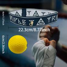 1pc Boxing Speed Ball Punching Bag, Home Fitness Hand-Eye Coordination & Agility Training Equipment - New Speed Ball - View 3