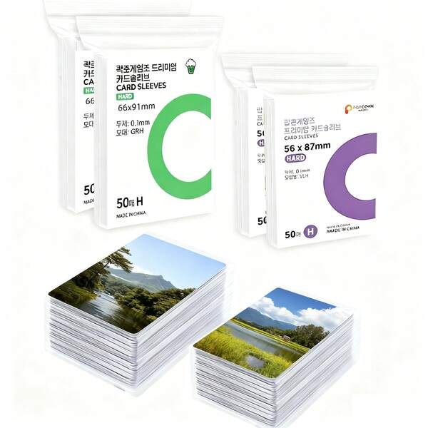 50pcs/100pcs/200pcs Transparent Card Sleeves - Clear And Flexible Card Protectors - For Traditional Collectible Card Games - Suitable For Halloween And Christmas Gifts - Perfect For Collectors And Gamers
