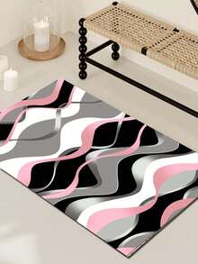 Fashionable Style Indoor Decorative Large Rug, Pearl Velvet Material Washable Bottom Indoor Carpet, Living Room Rug, Sofa Rug, Bedroom Rug, Non-Slip Bedside Mat, Dining Room Kitchen Rug, Office Chair Pad, Entryway Doormat, Outdoor Picnic Mat, Outdoor Camping Blanket - Multicolor-1 - View 12