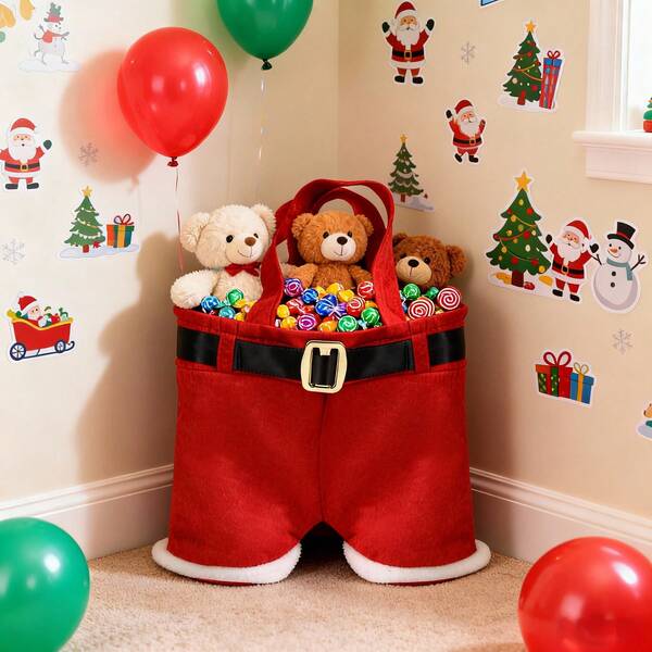 Popular Christmas Pants Gift Bags, Christmas Pants Candy Bags, Candy Bags, Toy Handbags, Cute Wine Bottle Bags