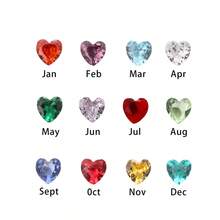 Custom Birthstone Infinity Name Necklace Personalized Couple Name Necklace Infinity Necklace With Two Names & Birthstones Christmas Birthday Gifts For Her Anniversary Gift - Multicolor - View 6