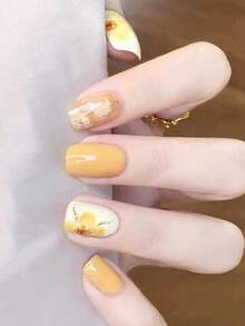 1 Blatt klassischer Stil Glitzer selbstklebende DIY Nail Art Aufkleber Streifen für Feiertags-Nageldekoration