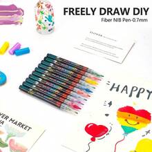 1 Set de 60/84 colores Rotuladores de punta suave de acrílico, Bolígrafos para dibujo de estudiantes para pintura, arte de uñas, graffiti, adecuados para lienzo, pintura de rocas, madera, manualidades DIY, herramienta ideal para inspirar la imaginación y la creatividad - Marcadores acrílicos - Ver 4