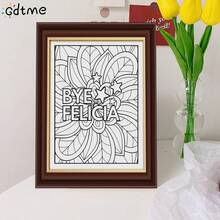 1pc Art Coloring Book Original Upgraded Paper Thickened 24 Pages Adult Picture Book Gift For Things I Want To Say At Work But Can't ,Bold And Easy, Simple And Big Designs For Relaxation Coloring Books Christmas, Halloween Gift, Birthday Present, Children's Day, Student Supplies, Back To School Supplies, School Supplies[ Hand Drawn Must-Have ] - Multicolor - View 8