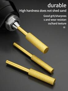 5 Stücke Diamant Kettensägenschärfer Drehwerkzeug Feile, geeignet für künstlichen Jade, Glas, Metall und verschiedene Echo & Poulan Schärfgrößen von 4 mm/4,8 mm/5,5 mm. - Verschiedenfarbig - Übersicht 5