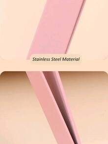 1/2pcs Black And Pink Powder False Eyelash Tweezers Eyelash Tool Clip Eyelash Trim Eyelash Graft Eyelash Curler Dolphin Gold Feather Clip High Precision Flowering Tweezers Fake Eyelash Tweezers, Eyelash Stylist, Eyelash Grafting Clip, Elbow, Beginner's Tool, Direct Supply - Multicolor - View 4