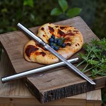 Hoja de acero inoxidable, todo el mango sólido de acero para uso doméstico, campamento al aire libre, cuchillo de bolsillo de pesca, cuchillo táctico de supervivencia, 8.47 pulgadas - plata - Plateado - Ver 10