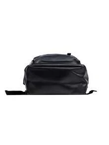 حقيبة ظهر رجالية من جلد البولي يوريثان مقاومة للماء، حقيبة سفر عصرية، مناسبة لحمل كمبيوتر محمول 15.6 بوصة