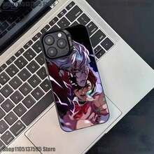 Funda de Teléfono Anime Dandadan para 17,16,15,14,13,12,11,Pro,Plus,air Negra Candy Mate a Prueba de Golpes - Z1 - Ver 5