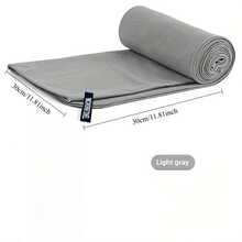 Khăn khô nhanh - Khăn du lịch sợi nhỏ nhẹ, kích thước 11,81 x 11,81 inch - Thích hợp cho cắm trại, bãi biển, phòng tập thể dục, du lịch ba lô, chơi gôn, khăn thể thao và khăn chơi gôn - Nhiều màu - Xem 10
