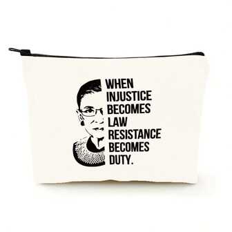 万圣节“法律适用”化妆包，可爱旅行包，轻便化妆品收纳包，多功能零钱包