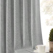 Blackout Linen Curtains 84 Inches 2 Panels Set, Back Tab And Rod Pocket Long Drapes Bedroom Living Room Darkening Curtain With Thermal Insulated Liner 52x84 Inch, Linen