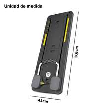 Tabla de Ejercicios Plegable Multifuncional para el Hogar de Color Negro, Equipo de Entrenamiento Completo del Cuerpo de 106*41cm - Negro - Ver 7