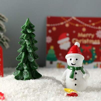 1件圣诞装饰雪人/圣诞树摆件，适用于家居装饰、房间装饰、主题派对装饰、圣诞派对DIY、花园装饰、雪景装饰，是完美的节日装饰品，可摆放在桌面、花园、草坪、露台、门廊、庭院等处，也适合圣诞派对、节日、圣诞装饰、家居圣诞礼物等场合。