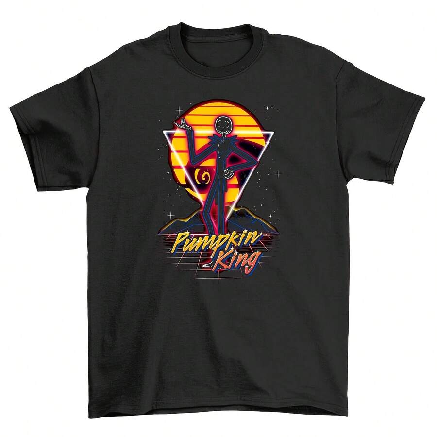 Pumpkin King T-Shirt Rule Halloween In Style! Funny Tee With A Royal Twist. 100 - Style 8 - View 1