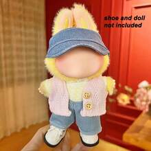 17 Cm Fresh And Delicate Style Doll Clothing Set,Compatible With Labubu,Clothing Set Suitable For 6.7-Inch Doll Set, Fashionable And Unique Hat And Clothing Accessories, Suitable For First/Second/Third Generation Dolls To Play And Display ,Clothing Set Only,(Excluding Dolls And Shoes) - Multicolor - View 3