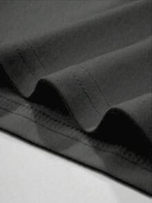 男士休闲富豪主题无袖上衣 - 印花钞票图案背心，适合街头时尚和都市日常穿着，男士钞票印花无袖背心，男士夏季街头风无袖T恤 - 灰色 - 查看 5