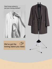 Foldable Garment Steamer Rack, Clothes Steamer Stand, Garment Steamer Hanger, Handheld Fabric Steamer Holder, Steam Iron Clothes Rack - C - View 2