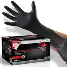 Steel Premium Industrial Nitrile Gloves, (Paquete de )(M (Paquete de 500) 500) - Tipo 5 - Ver 2