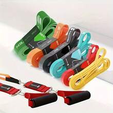 Fasce di resistenza per fitness, bande di assistenza per allenamento di forza per uomini e donne, bande elastiche per trazioni, stretching, allenamento