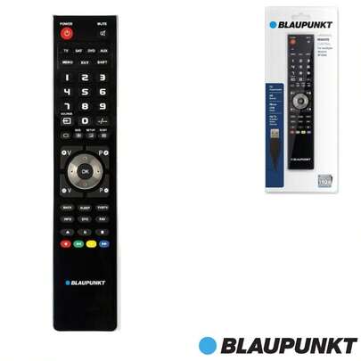 BLAUPUNKT - Mando a Distancia para Smart TV |Programable Listo para Usar | Mando Universal para Todas Las Marcas de Television | Control Remoto Compatible con Sony, PANASONIC, Phillips, Samsung, etc.