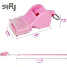 1-3pcs ABS Plastic 124dB Loud Whistle, High Frequency Emergency Survival Whistle, Suitable For Basketball, Football, Volleyball Referee, Bright Color Options, Lightweight Durable Plastic Whistle, High Volume Emergency Whistle, Suitable For Referees And Coaches Year-Round