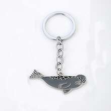 1pc Cute LovelyPenguins Turtles Keychains Whale Cute Ocean Animals Key Rings For Women Girls Friendship Gift Handmade DIY Jewelry - Multicolor - View 10