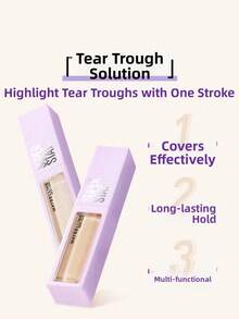 Maybelline Concealer Pen, Covers Dark Circles, Blemishes, Tear Troughs, Long-Lasting, Natural Finish, Brightening - N25 Dark Skin - View 3