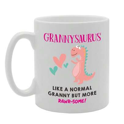 Coralgraph Grannysaurus Like A Normal Granny But More Rawr-Some Printed Tea Coffee Ceramic - Funny Printed Coffee Mug - Great Gift Idea MG5192