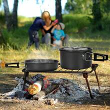 5pcs -20pcs Set TMKOOL Camping Cookware Mess Kit Outdoor Hiking Backpacking Picnic Cooking Bowl Non Stick Potgift - 16Pcs - View 5