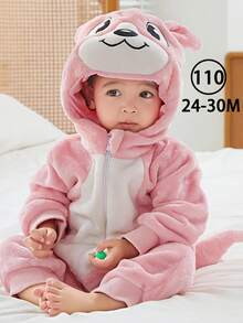 MICHLEY 1Pc Baby Long-Sleeved Zippered Cute And Comfortable Sleeping Bag, Cartoon Design Capybara/Cow/Yellow Duck, Unisex Baby Supplies, Suitable For Indoor And Outdoor Wear, Holidays