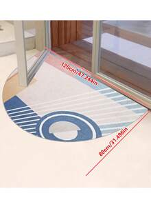 1 件波西米亚半圆形浴室地毯，柔软厚实的浴缸地毯，吸水防滑耐用门垫，浴室配件，家居装饰，房间装饰 - 彩色 - 查看 16