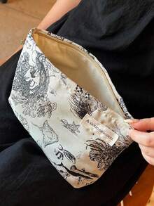 Nécessaire portátil, nécessaire de viagem, nécessaire fofa, nécessaire feminina de grande capacidade, nécessaire com abertura ampla, itens essenciais para viagem, acessórios de higiene pessoal, pincéis, presentes de Natal, estojo, viagem, presentes para mulheres, item essencial de viagem feminino, estojo, carteira/bolsa pequena, organizador de maquiagem, estojo, porta-pincéis, mini estojo, estojo de grande capacidade, presentes para mulheres, presentes de Natal, ideias de presentes para mulheres