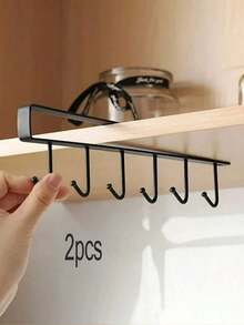 Giá đỡ cốc không cần vít, thích hợp cho cốc cà phê và cốc trà, cũng có thể được sử dụng như một móc treo cà vạt và khăn đa năng trong tủ quần áo. Trượt êm ái, chắc chắn và bền bỉ. Giá đựng đồ bằng sắt, lý tưởng cho nhà bếp và tủ quần áo, tiết kiệm không gian và giữ cho đồ đạc được sắp xếp gọn gàng. Áp dụng cho tủ, giá để nồi, giá để xẻng và giá đựng đồ - không cần khoan. - Nhiều màu - Xem 12