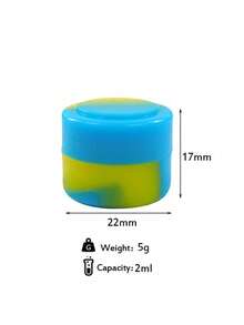 1/5/10pcs Silicone Mini Storage Jars With Lids - 0.07oz, Perfect For Storing Cosmetic Samples, Travel Size Cosmetic Jars, Can Be Used For Storing Creams, Lotions And Cosmetic Samples (Random Color/Style) - Multicolor - View 6