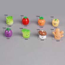 Mini Vegetable & Fruit Fake Food, Miniature Realistic Vegetable & Fruit Resin Decor, Mini Shelf Accessory Food Toys, Dollhouse Food Toys, Pretend Play Toys, Creative Miniature Decor - Multicolor - View 4