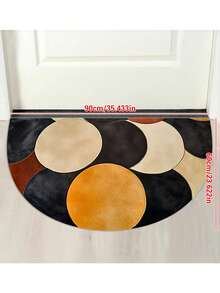 1 件波西米亚半圆形浴室地毯，柔软厚实的浴缸地毯，吸水防滑耐用门垫，浴室配件，家居装饰，房间装饰 - 彩色 - 查看 24