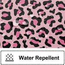 4PCS Leopard Pattern Print Shower Curtain Set, Stylish Bathroom Decoration, Soft Fabric Shower Curtain, Toilet Lid Cover Pad, Bathroom Non-Slip Bath Mat, 12 Plastic Hooks, 71x71 Inches - 粉色 - 查看 4