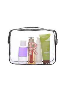 Bộ 5 món - 1 túi đựng đồ trang điểm, túi đựng đồ vệ sinh cá nhân, túi đựng đồ, túi đựng mỹ phẩm, túi xách tay, túi du lịch & sử dụng tại nhà nhẹ, đồ dùng thiết yếu khi đi du lịch, túi đựng đồ trang sức, túi đựng son bóng, túi đựng sơn móng tay, túi đựng đồ trang điểm, băng đô và dây đeo cổ tay - Nhiều màu - Xem 42