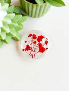 Transparent telefonhållare med stjärnmotiv, expanderbart bordsstativ, ringgrepp, kompatibel med iPhone, Android-telefoner, med stativbas, present till tjejer - Multifärgad - Visa 13