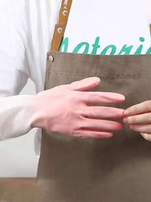 3pcs High-Quality Household Cleaning Gloves, Waterproof Kitchen Dishwashing Gloves, Anti-Slip Housework Gloves, Durable Washing Gloves, Cleaning Supplies, Cleaning Tools, Back-To-School Supplies - Multicolor - View 5