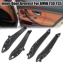 Car Inner Handle Door Panel Pull Trim Cover Black Front Rear Left/Right Interior Door Handles For BMW F30 F80 F31 F32 F34 F35