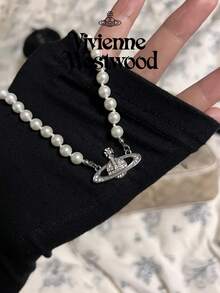 Vivienne Westwood Mini Bas Relief Pearl Choker