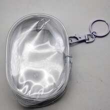 Organizador de cables de PVC transparente, estilo casual, caja de almacenamiento portátil mini para cargador y accesorios de viaje, adecuado para auriculares, cables de datos y cargadores para viajes de vacaciones de verano, actividades al aire libre, artículos esenciales de viaje