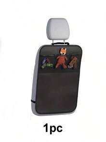 2pcs Universal Fit Car Seat Back Protector, Large Vehicle Rear Seat Cushion Guard, Kick Seat Cover For Auto Safety And Protection For VW Toyo Ta Audi BMW Nissan Opel Peugeot Renault Chevrolet And So On - Black - View 10