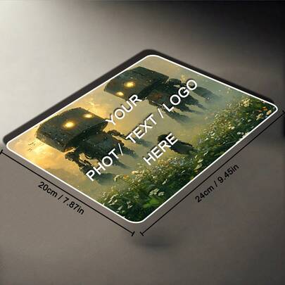 1PC Customize Your Own Mouse Pad Using Image Design, Suitable For Anime, Gaming And Portable Desktops. Ideal For Office, Advertising, Computer Work, Gaming, Christmas And Thanksgiving Gifts. Back To School