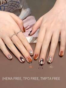 annies 12ml Esmalte de uñas en gel de la serie Sunset de Changhe para otoño e invierno, autonivelante, con brillo explosivo, unicolor, cuentas de vidrio y efecto ojo de gato, semi-permanente