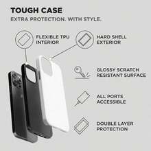 Beige Zebra Print Phone Case - Durable, Anti-Drop, Waterproof, Glossy Finish, Elegant Abstract Tough Case For IPhone - 1 cái - Xem 10