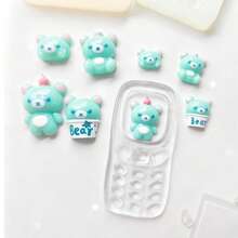 树脂铸造模具，硅胶模具配件，树脂液体模具，树脂钥匙扣硅胶模具，树脂模具 - 矽膠 - 查看 1